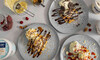 Delicious Hot Waffles with Ice Cream