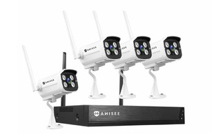 Four-Pack 1080P Security Camera Set - Option for Eight-Pack